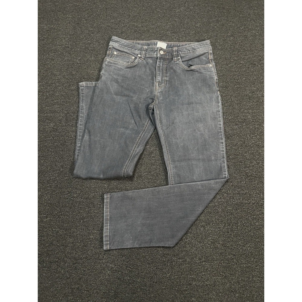 Prana Bridger Jeans Mens 32x30 (Fits‎ 34x29) Gray Slim Fit Stretch Outdoors